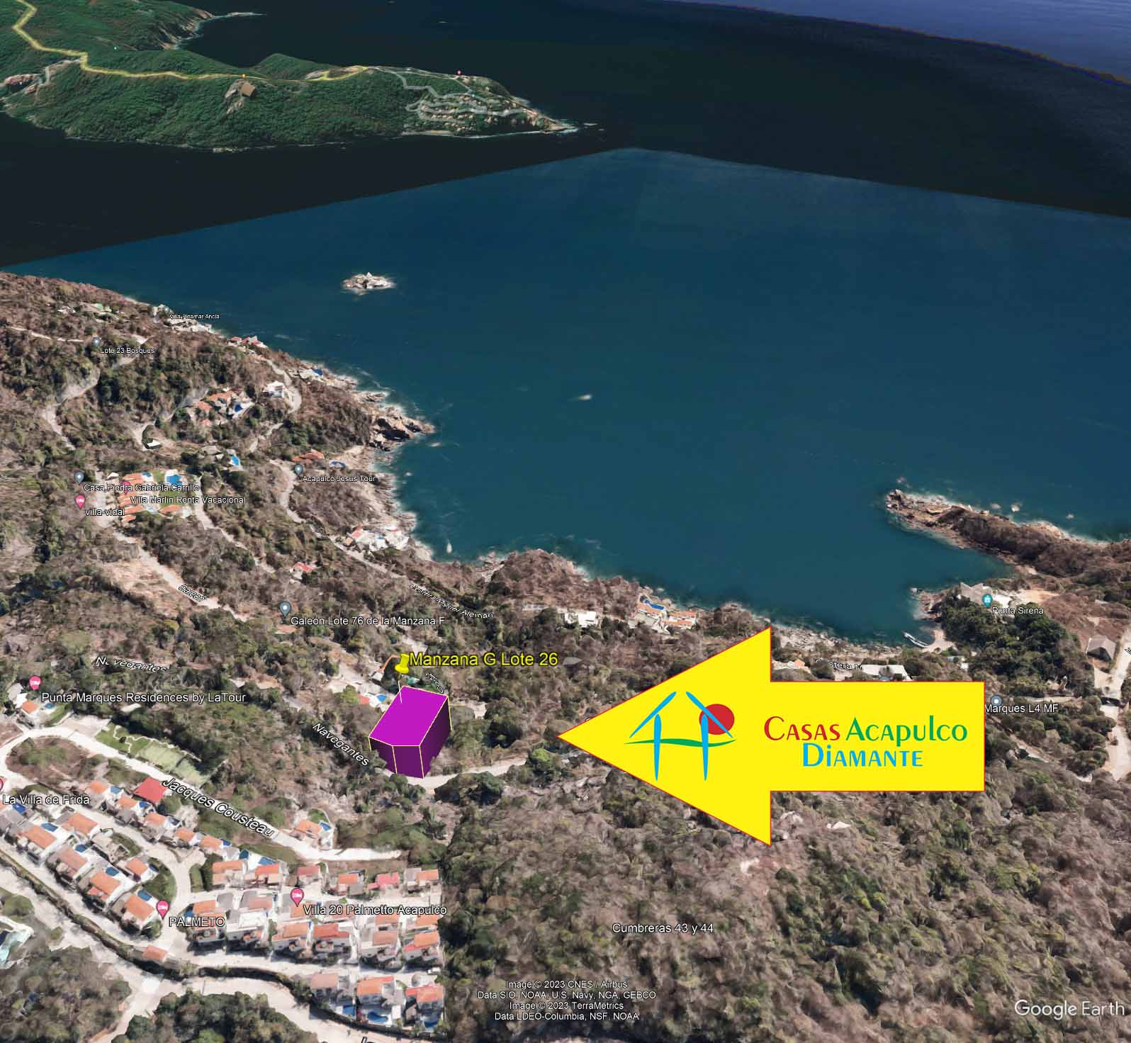 Terreno Brisas del Marqués Manzana G Lote 26  - Vista aérea 5